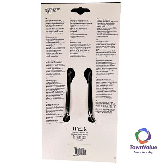 Fizik Arione Donna K:IUM Rail 189G Wing Flex Women Handmade Italy Bicycle Saddle - Picture 11 of 12